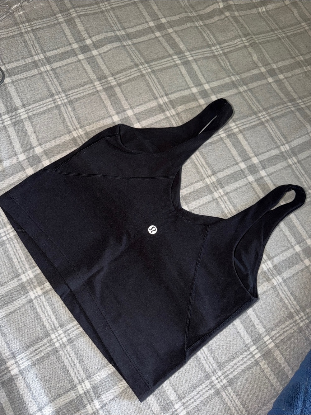 lululemon athletica Black V-Neck Bralette Tank
